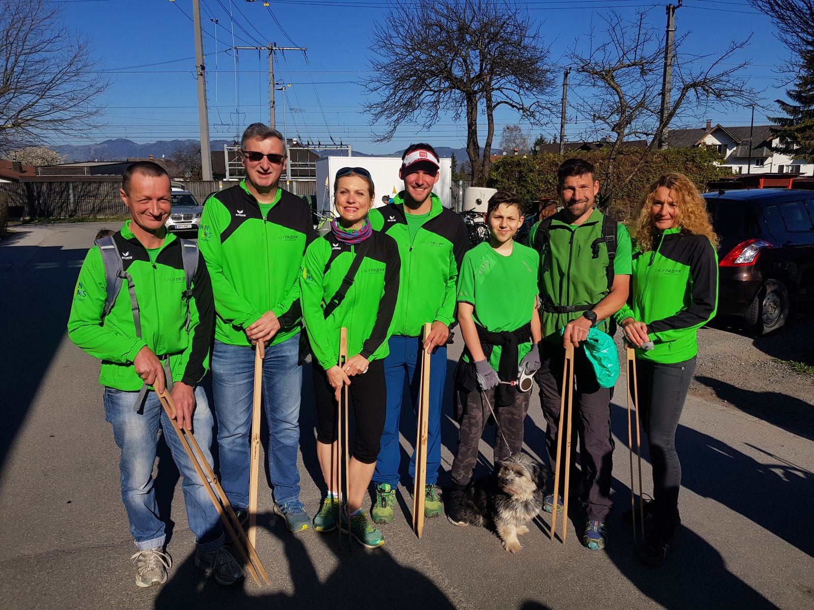 Der Lauftreff hilft bei der Landschaftsreinigung 2019 mit