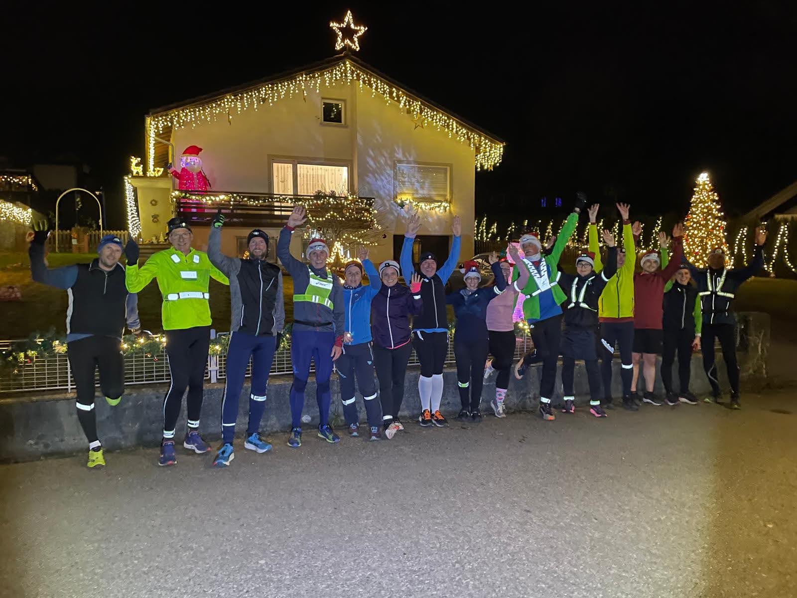 Nikolauslauf im Dienstagstraining am 10.Dezember